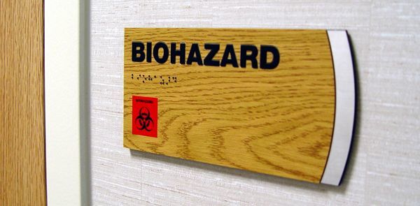 safety biohazard sign