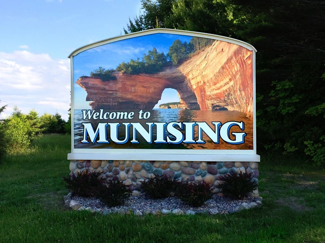 Monument Signs | Outdoor Wall Letters & Graphics | Government and Municipal Signs | Munising, MI Monument Signs | Outdoor Wall Letters & Graphics | Government and Municipal Signs | Munising, MI